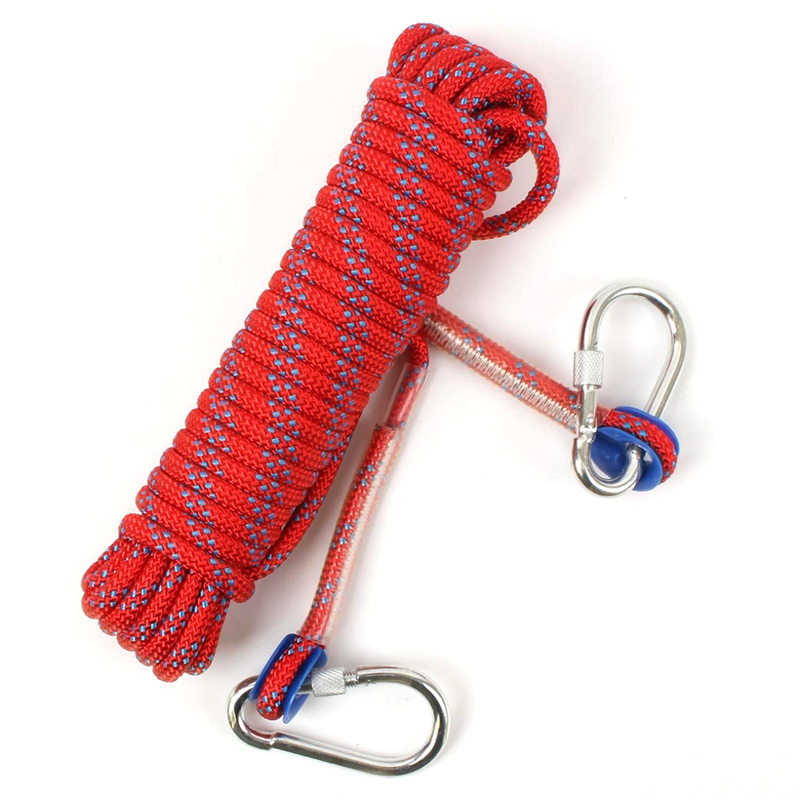 حبل مضفر لتسلق الحبل Braided Rope Climbing Safety Rope