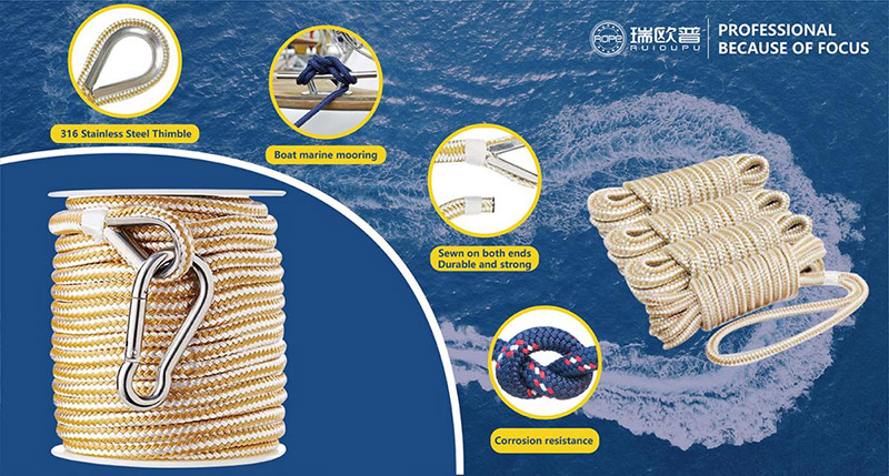 Nylon Dock Rope & Mooring Line