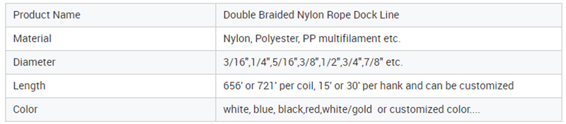 Nylon 3 strands Anchor line