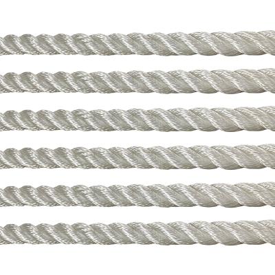 高強度ポリエステル3本撚りロープ